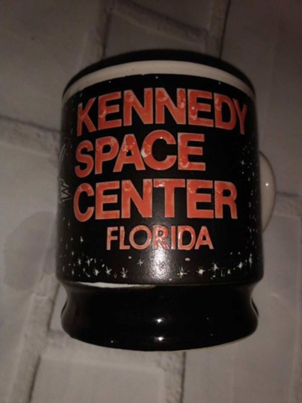 Vintage Kennedy Space Center Florida Space Shuttle NASA Coffee Mug Souvenir Cup